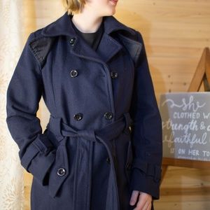 Navy Calvin Klein Pea Coat